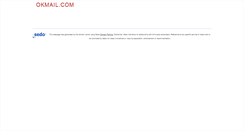 Desktop Screenshot of okmail.com